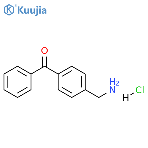 (4-(Aminomethyl)phenyl)(phenyl)methanone structure