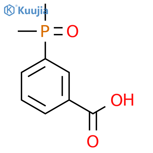 3-(dimethylphosphoryl)benzoic acid structure