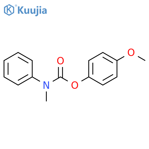 4-methoxyphenyl N-methyl-N-phenylcarbamate structure