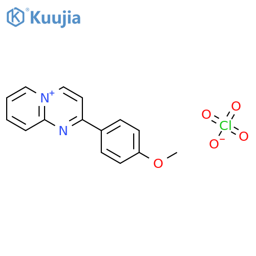PYRIDO[1,2-A]PYRIMIDIN-5-IUM, 2-(4-METHOXYPHENYL)-, PERCHLORATE structure