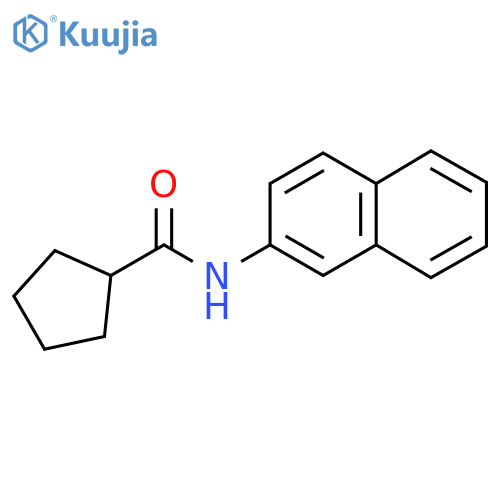 N-(naphthalen-2-yl)cyclopentanecarboxamide structure