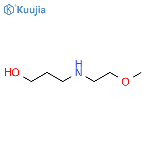 3-[(2-methoxyethyl)amino]-1-propanol structure