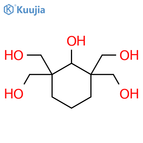 1,1,3,3-Cyclohexanetetramethanol,2-hydroxy- structure
