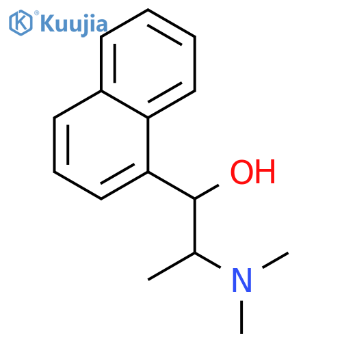 1-Naphthalenemethanol, a-[1-(dimethylamino)ethyl]-,hydrochloride (1:1) structure