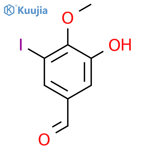 BENZALDEHYDE, 3-HYDROXY-5-IODO-4-METHOXY- structure