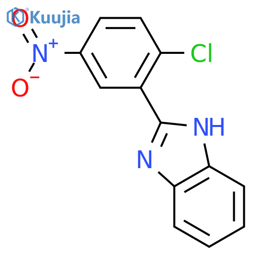 2-(2-chloro-5-nitrophenyl)-1h-benzimidazole structure