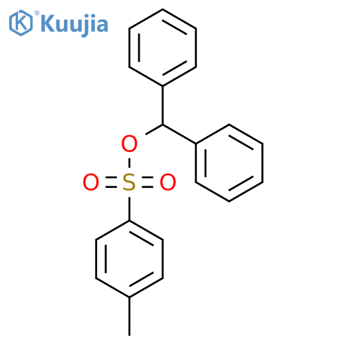 diphenylmethyl 4-methylbenzene-1-sulfonate structure