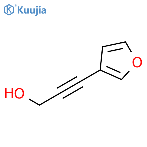 2-Propyn-1-ol, 3-(3-furanyl)- structure