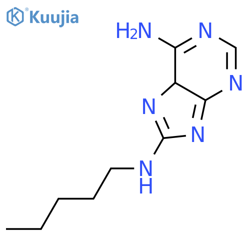 6-n-pentyl-5h-purine-6,8-diamine structure