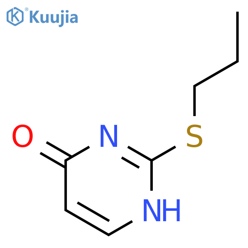 4(1H)-Pyrimidinone, 2-(propylthio)- structure