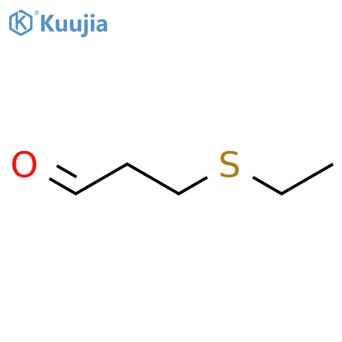 3-(ethylsulfanyl)propanal structure