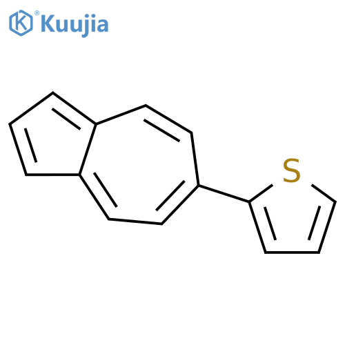 Thiophene, 2-(6-azulenyl)- structure