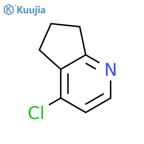 4-Chloro-6,7-dihydro-5H-cyclopenta[b]pyridine structure