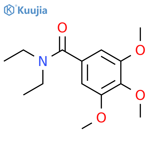 N,N-diethyl-3,4,5-trimethoxybenzamide structure