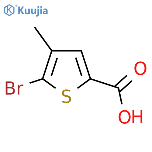 5-Bromo-4-methylthiophene-2-carboxylic acid structure