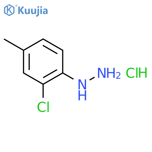 3-Chloro-4-methylphenylhydrazine hydrochloride structure