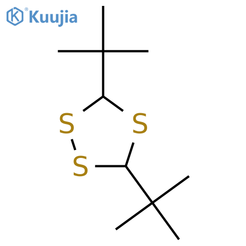 3,5-ditert-butyl-1,2,4-trithiolane structure