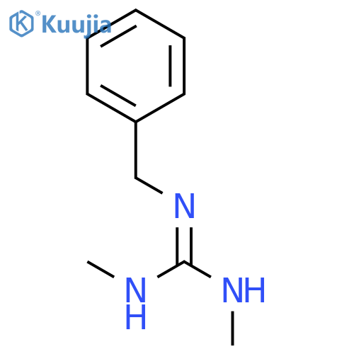 Guanidine,N,N'-dimethyl-N''-(phenylmethyl)- structure