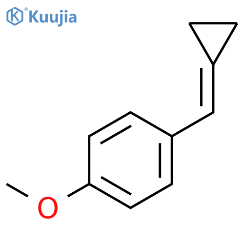 1-(cyclopropylidenemethyl)-4-methoxybenzene structure