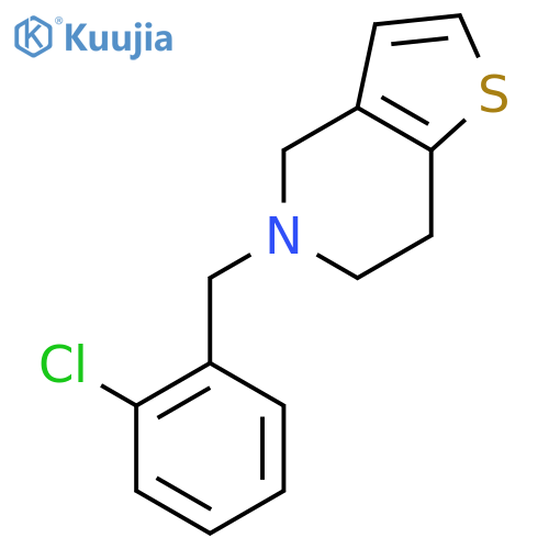 Ticlopidine structure