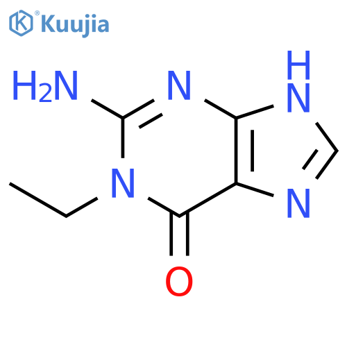 2-AMINO-1-ETHYL-6,9-DIHYDRO-1H-PURIN-6-ONE structure