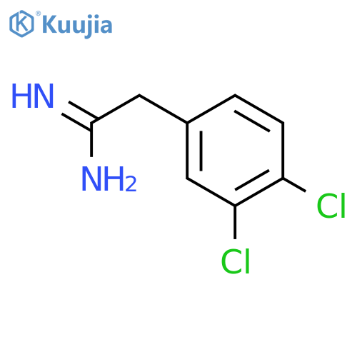 2-(3,4-dichlorophenyl)ethanimidamide structure
