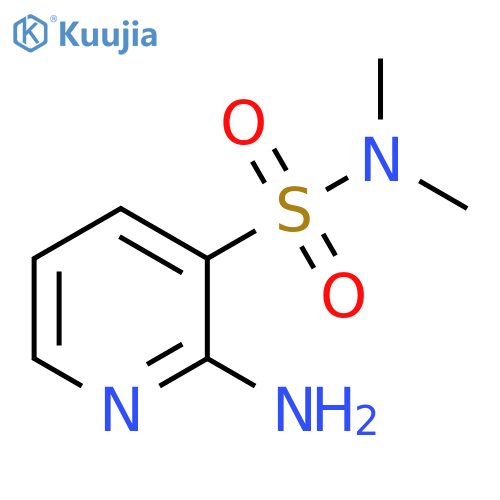 3-Pyridinesulfonamide, 2-amino-N,N-dimethyl- structure