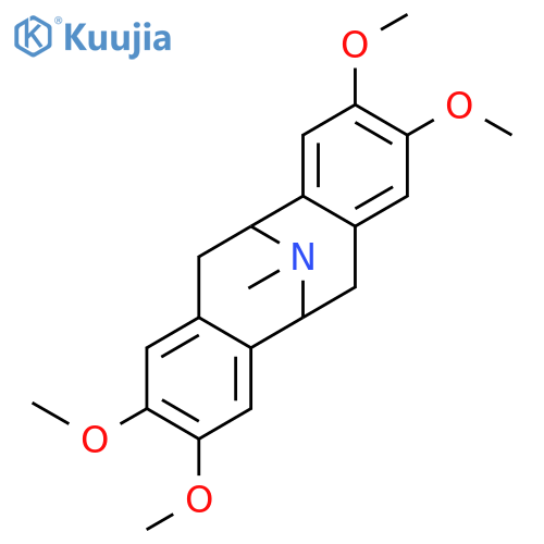 Dibenzo[a,e]cyclooctene-5,11-imine,5,6,11,12-tetrahydro-2,3,8,9-tetramethoxy-13-methyl- structure