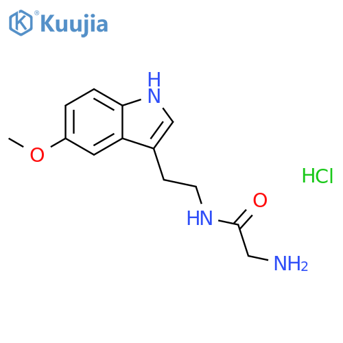 2-Amino-N-2-(5-methoxy-1H-indol-3-yl)ethyl-acetamide hydrochloride structure