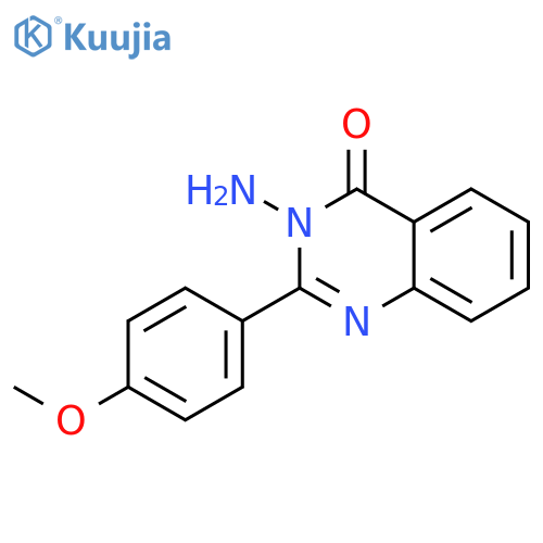 4(3H)-Quinazolinone, 3-amino-2-(4-methoxyphenyl)- structure