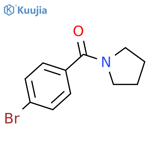 (4-Bromophenyl)(pyrrolidin-1-yl)methanone structure