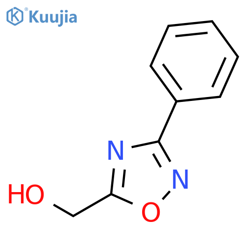 (3-Phenyl-1,2,4-oxadiazol-5-yl)methanol structure