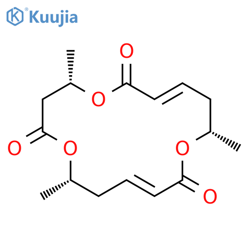 1,5,11-Trioxacyclohexadeca-7,13-diene-2,6,12-trione,4,10,16-trimethyl-, (4S,7E,10S,13E,16S)- structure