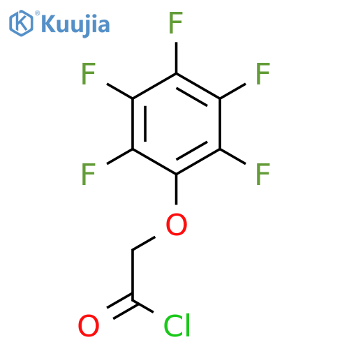 (pentafluorophenoxy)acetyl chloride structure