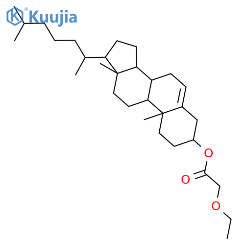 (3beta)-cholest-5-en-3-yl ethoxyacetate structure