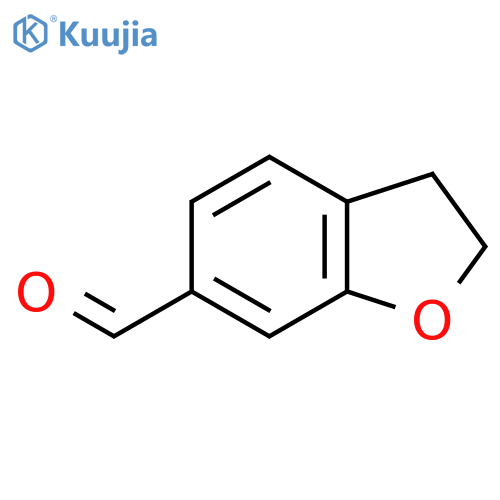 2,3-dihydro-1-benzofuran-6-carbaldehyde structure