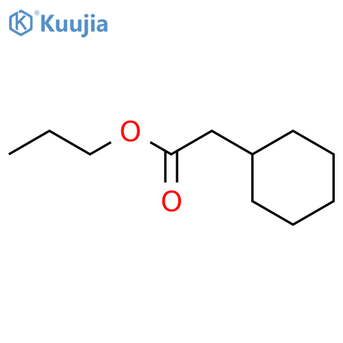 Cyclohexaneacetic acid,propyl ester structure