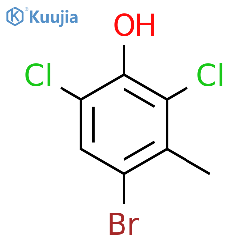Phenol, 4-bromo-2,6-dichloro-3-methyl- structure