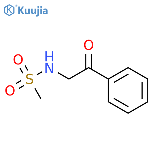 N-(2-oxo-2-phenylethyl)methanesulfonamide structure