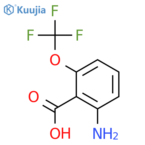 2-Amino-6-(trifluoromethoxy)benzoic acid structure