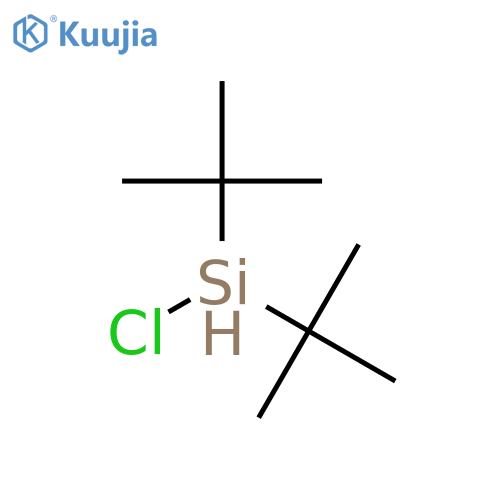 Silane,chlorobis(1,1-dimethylethyl)- structure