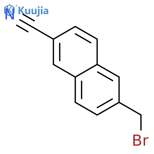 6-(Bromomethyl)-2-naphthonitrile structure