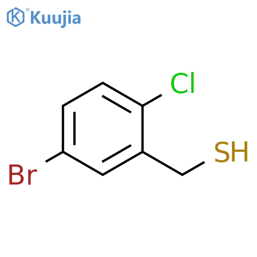 (5-bromo-2-chlorophenyl)methanethiol structure