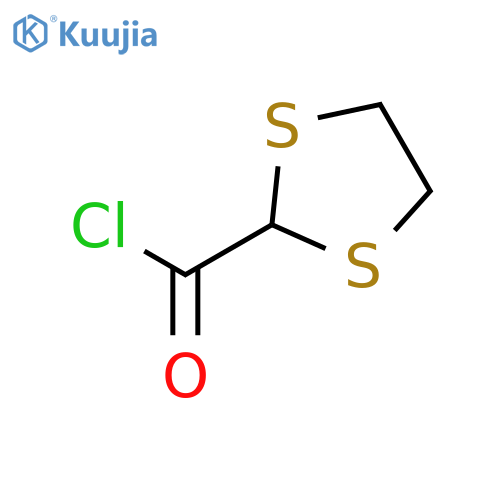 1,3-Dithiolane-2-carbonyl chloride (9CI) structure