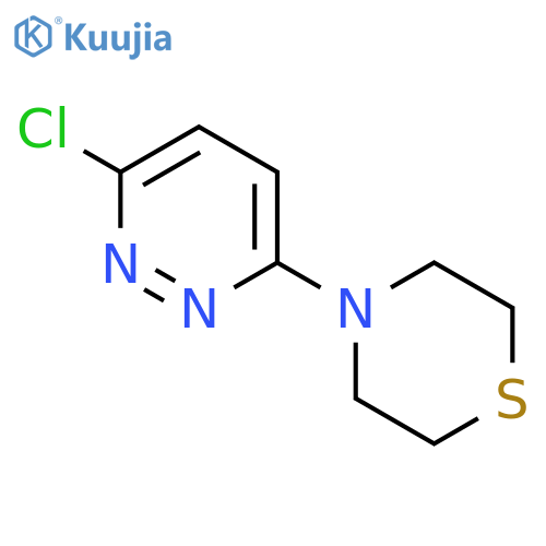 4-(6-Chloropyridazin-3-yl)thiomorpholine structure