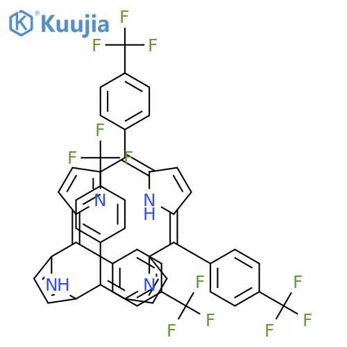 21H,23H-PORPHINE, 5,10,15,20-TETRAKIS[4-(TRIFLUOROMETHYL)PHENYL]- structure