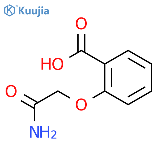 2-(carbamoylmethoxy)benzoic Acid structure