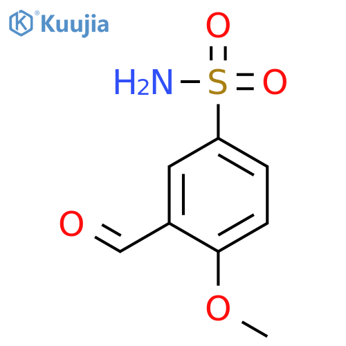 BENZENESULFONAMIDE, 3-FORMYL-4-METHOXY- structure