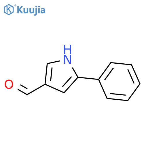 5-Phenyl-1H-pyrrole-3-carbaldehyde structure