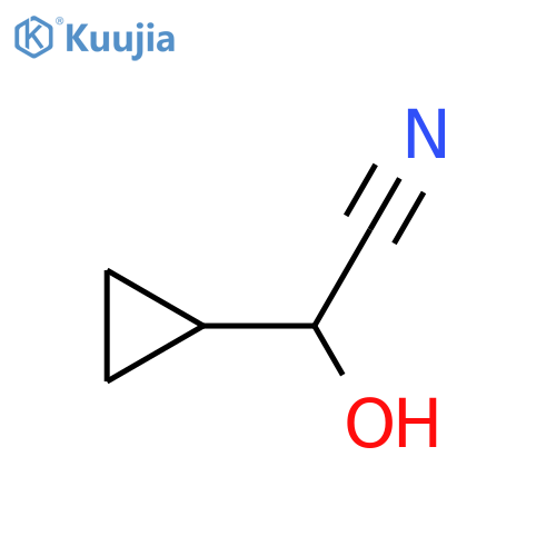 2-cyclopropyl-2-hydroxyacetonitrile structure
